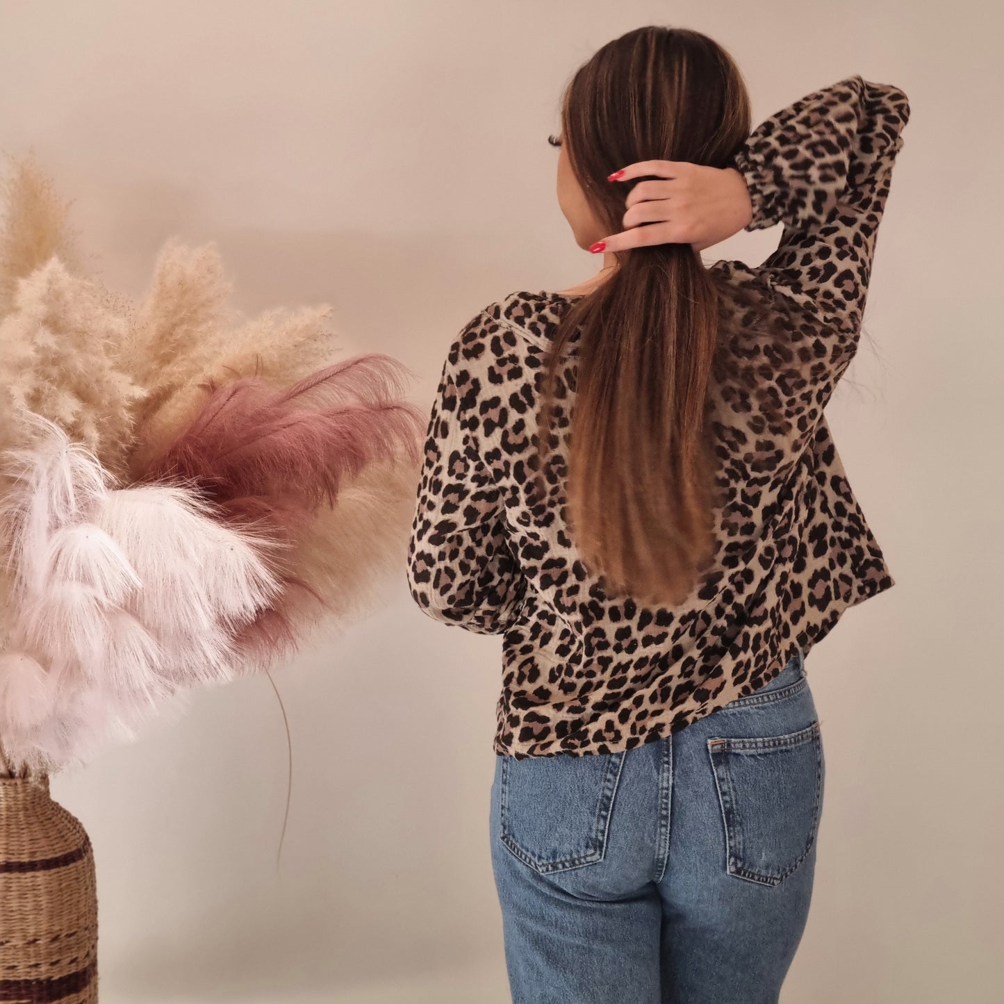 Blouse bohème Léopard